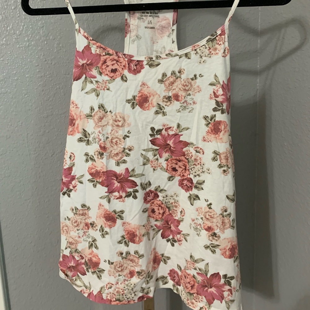 floral tank top